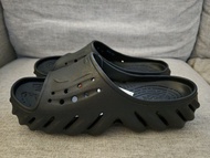 US11 罕有大Size Crocs Triple Balck Echo Slide US11 拖鞋 全新順豐到付 打完波 去街 去沙灘都得 Fit For US12 Also