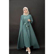 Abaya Cardigan labuh one set Murah/women dress