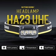 NITECORE Headlamp LED MCT UHE 3in1 Color IP68 600 Lumens - HA23 UHE