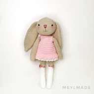 Pattern Bunny Crochet dalam Bahasa Melayu. Bunny Plushie crochet
