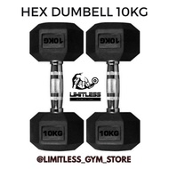 Hex HEXA DUMBELL DUMBBELL 10KG 10KG HEXAGONAL BARBELL BARBELL