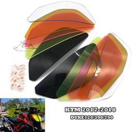 台灣現貨【現貨包郵】適用KTM DUKE390 大燈護罩 DUKE790 DUKE125 改裝前車燈頭罩 大燈保護片 大