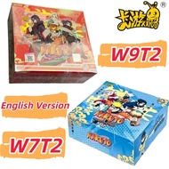 KAYOU Genuine Naruto English Version T2W9 T2W7 Booster Box Anime TCG Rare PR002 Ninja World Collecti