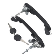 2pcs Pemegang Kunci Pintu Kereta Depan Kanan Kiri dengan Kekunci Tong Untuk VW POLO 6N 6N1 6N2 untuk