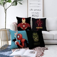 Pillow Cover Marvel Sofa Pillow Cover Spiderman Iron Man Pillow Cover 45x45cm