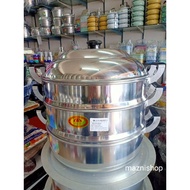 [ Size 28cm,30cm ] PERIUK KUKUS CAP PAYUNG Steamer Pot Periuk Kukus Stainless Steel Periuk Kukus Mad