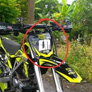 Klx crf dtracker number plate turn signal