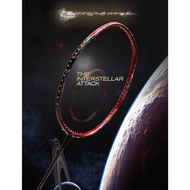 HUNDRED FLUTTER S ATTK BADMINTON RACKET | Attacking | 32LBS Tension | Carbon Fibre | Precision Contr