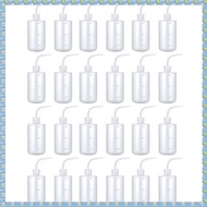 (WPSJ) 24Pcs 500Ml Wash Bottle Tattoo Squeeze Bottle for Liquids Bottle Lab Wash Bottles Economy Pla