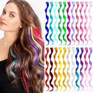 Color Wig Piece Hot-selling Curly Hair Wig Piece Simulation Silk Clip Hair Wig Piece Color Hair Exte