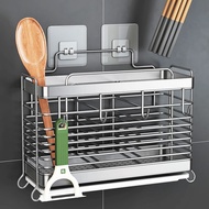 Chopstick Holder Stainless Steel Chopstick Storage Box Kitchen Chopstick Cage Wall-Mounted Chopstick