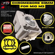 JVT Cylinder Block Chromebore 59 MM For Mio i 125/ M3/ Mio Soul i 125