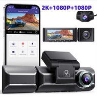 A Z D OME Driving Recorder Three Lens 4 K+1 0 8 P Built-in W I F G S Track