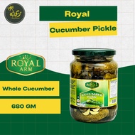 Cucumber Pickle / Royal Arm Cucumber Pickle / 680gm Net Weight / Whole Cucumber / Sliced Cucumber