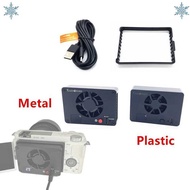 Cooling Fan Camera Radiator for ZV-E10 A7IV FX30 ZV-E1 A6700 A7CII A7SIII A7SM3 A7M4 A7C2 ZVE10 ZVE1