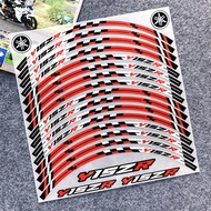 For Yamaha y15zr y15 Y15ZR V2 Y15 V2 Motorcycle Reflective Wheel Hub Sticker Scooter Rim Stripe Deca