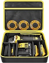 Peciue Bag Compatible with DEWALT 20V MAX* Angle Grinder Tool (DCG413B), Also Fit for FLEXVOLT ADVANTAGE Brushless Cordless (DCG416B), Storage Hold Battery Pack, Charger, Glass Cutting Disc (Box Only)