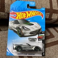 Hotwheels Corvette C7 Z06 convertible Zamac exclusive