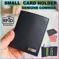 SEA ZONN DOMPET TEGAK LELAKI DOMPET KULIT LEMBU ASLI 100% KULIT LEMBU DIUK DAN KAD DOMPET BAIK KUALI