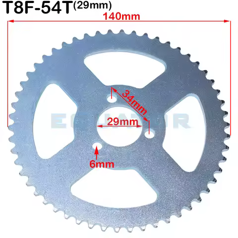 54 64 Tooth 54T 64T T8F 29MM Rear Sprocket For Razor EVO X-Treme IZIP Scooter 47CC 49CC Mini Moto Qu