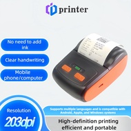 printer thermal bluetooth printer portabel buat hp mesin print struk mini printer 58mm free 3 roll k