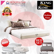 Springbed KING KOIL Marques FULL SET Kasur Spring bed Kingkoil Promo