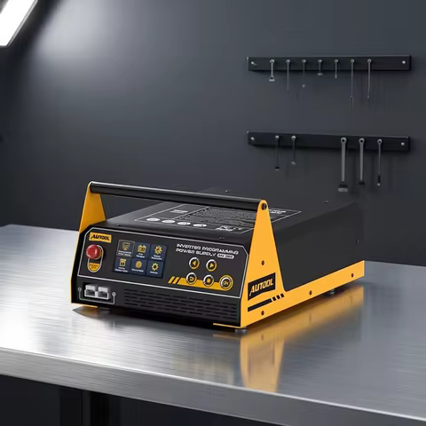 AUTOOL EM385 Programming Power Supply & Charger & Starter 400A Auto Battery Repair Real-time Car Reg