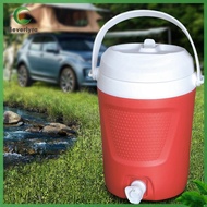 Bv✿  1 Gallon Portable Water Cooler with Handle Insulated Water Bottle 2 Water Outlet Thermal Water 