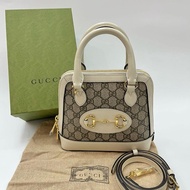 Gucci Horsebit 1955 white handbag