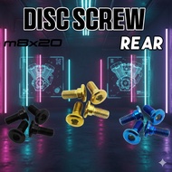 DISC SCREW DISK SKRU FRONT REAR LC135 Y15 Y125 NVX Y110 SRL115 M8X20 DEPAN BELAKANG