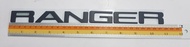 Logo Ranger ของรถ Ford ดำ ตัวอักษรต่อ4*2 cm ตัวตรง งานพลาสติก