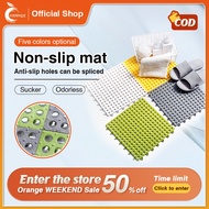 ORANGE Anti-Slip Bathroom Mat Non-Slip Toilet Floor Mat 30x30cm Pelapik Lantai Tandas Karpet Bilik A