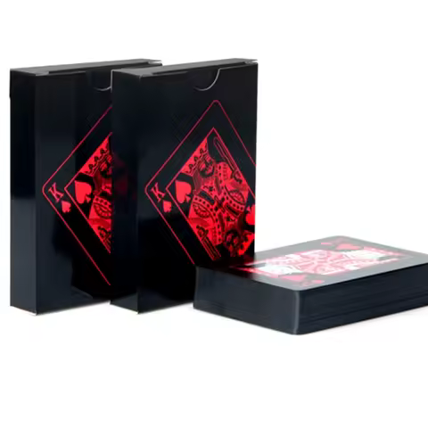 1 Pack of Durable and Wear-resistant PVC Playing Cards Waterproof Casual Games Card Entertainment Ga
