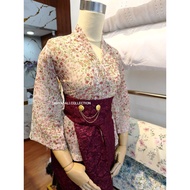 Adult Kartini Kebaya | Daisy Daisy Daisy | Chiffon Bell Sleeve