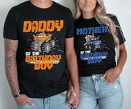 Monster Truck Birthday Shirt Family Birthday Truck Shirt Birthday Boy Monster Truck Shirt Custom Mon