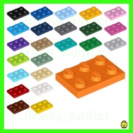 LEGO PARTS (GENUINE) 3021 Plate 2x3 Assorted Colours 03021