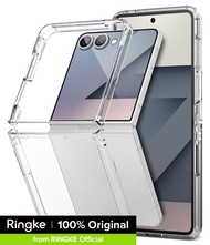 Ringke Fusion for [Samsung Galaxy Z Flip 7] - เคสใสขอบยกสูงแบบไฮบริดพีซี TPU ป้องกันการเหลือง ป้องกั