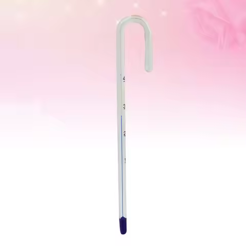 8mm Hook Thermometer Sensitive Glass for Fish Tank Aquarium 40C Max Temperature Gauge Easy Install D