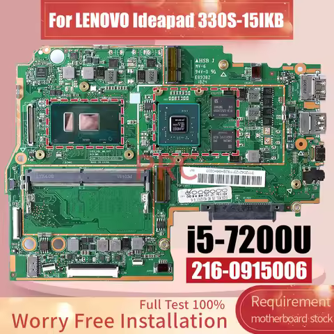 For LENOVO Ideapad 330S-15IKB Laptop Motherboard 330S-KBL SR342 i5-7200U UMA/DIS 216-0915006 Noteboo