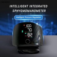 Digital Wrist Blood Pressure Meter Automatic Voice Tonometer Heart Rate Monitor Smart Touch LCD Scre