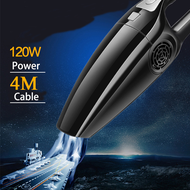 เครื่องดูดฝุ่นรถ 120W 3600mbar เครื่องดูดฝุ่นสูงสำหรับรถยนต์เปียกและแห้งใช้สองเครื่องดูดฝุ่นมือถือ เ