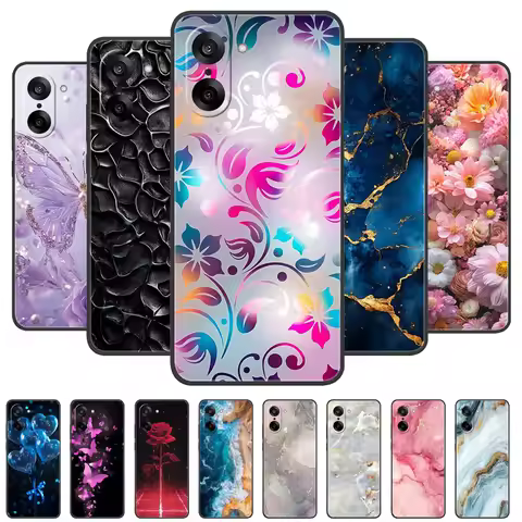For OnePlus Nord CE5 Case Marble Soft Matte Silicone Back Cover For OnePlus Nord CE5 CE 5 5G Full Co