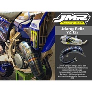 YZ125 SHRIMP BELIZ 2-STROKE EXHAUST 2021 and below rust plate material YZ125 2-stroke exhaust/