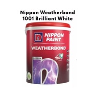 5L Nippon Paint Weatherbond 1001 Brilliant White