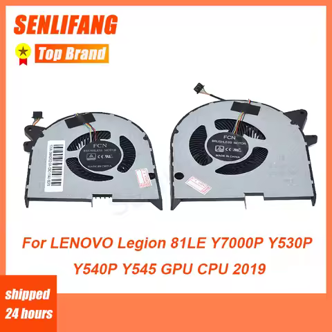 For LENOVO Legion 81LE Y7000P Y530P Y540P Y545 CPU FAN DFS501105PR0T GPU Cooler DFS200105200T FKTY D