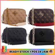 Guess Handbag Noelle Logo Printed Camera Crossbody Bag Women Guess Sling Bag