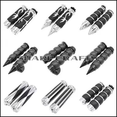 Motorcycle 1" Handlebars Hand Grips For Suzuki Volusia Boulevard Marauder Intruder LC C109R C50 C90 