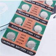 (BAT22) AG10 Battery L1130 LR54 389A SR54 Coin Button Cell Battery Watch camera