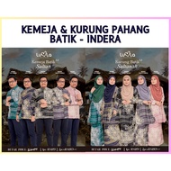 | LUVLA Baju Kurung Pahang Batik &amp; Kemeja 5.0 - Indera | Kurung Pahang Batik / Kemeja Batik / Kurung Batik Plussize