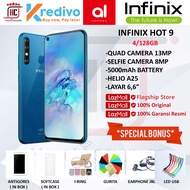 INFINIX HOT 9 4/128GB GARANSI RESMI ORIGINAL FULL BONUS